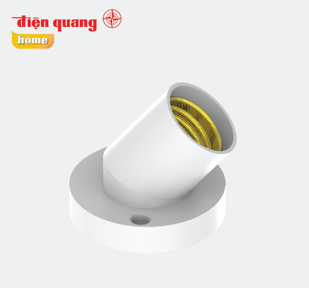 Chuôi đèn xoay Điện Quang ĐQ LHR E27 ( xoay góc 45 độ – 90 độ )